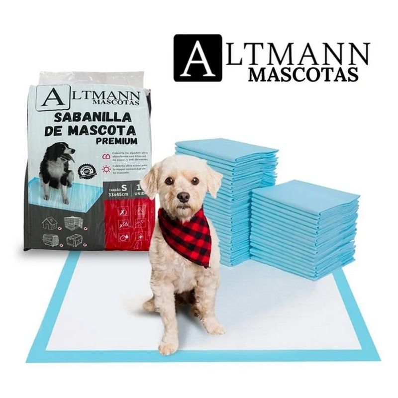 GENERICO - 50 Pañales Tipo Sabanillas Mascotas Perros 60x45 Cms Altmann