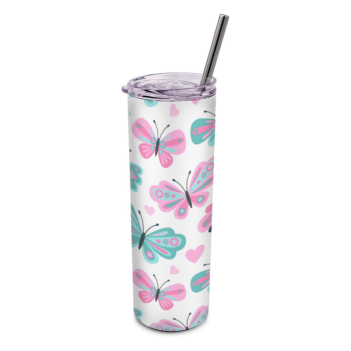 GENERICO - Vaso termico Tumbler TUMB10 Mariposas 600 ml