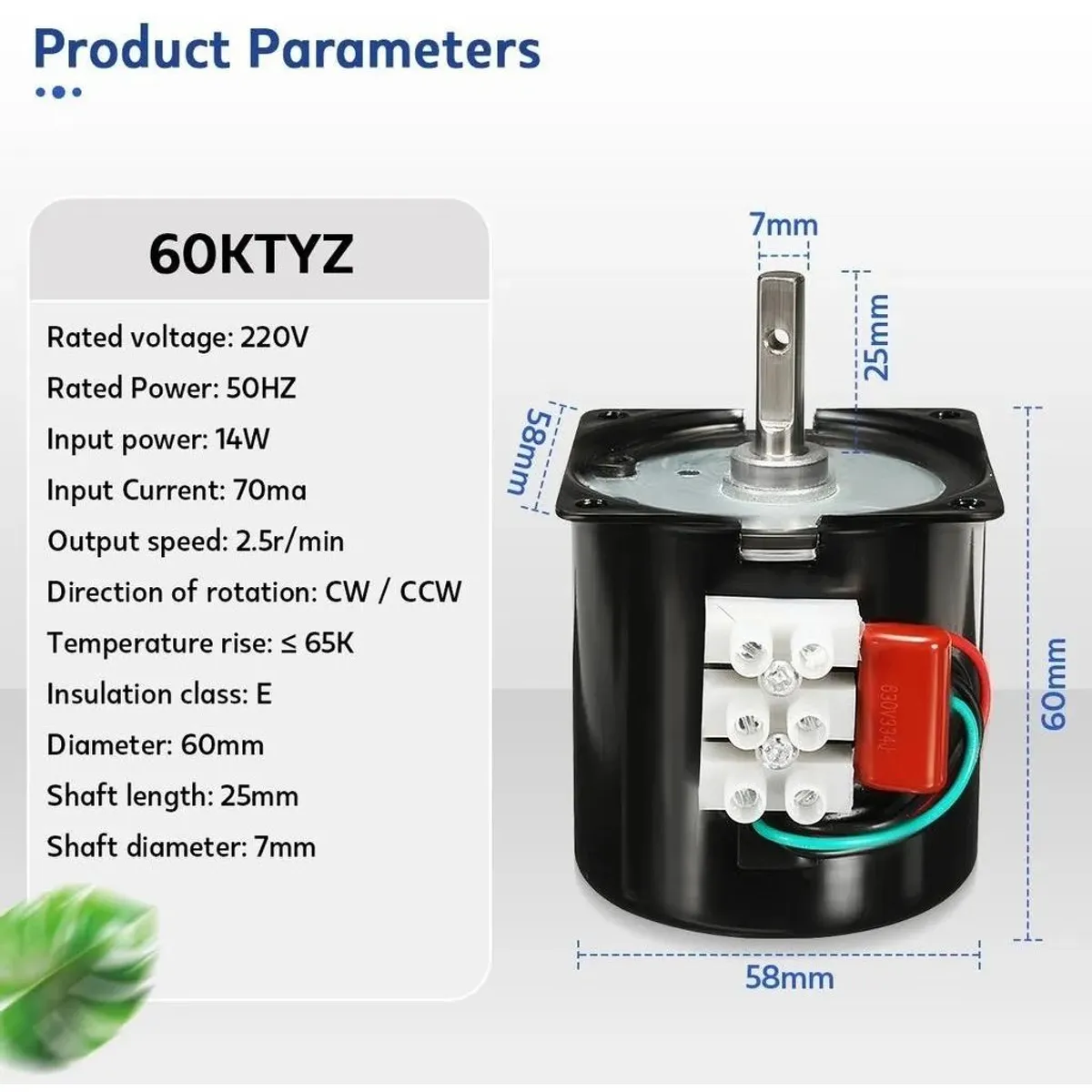 KUANGYE - Motor Parrilla Spiedo 30k solo Motor Sin Cable Sin Acople
