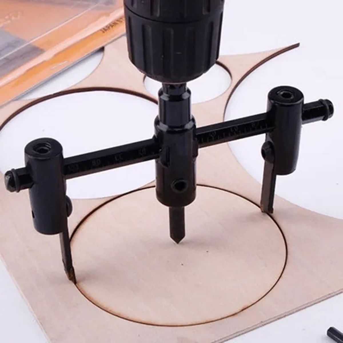 KUANGYE - Broca Cortadora Circular Ajustable Para Taladro 3 - 30 Cm