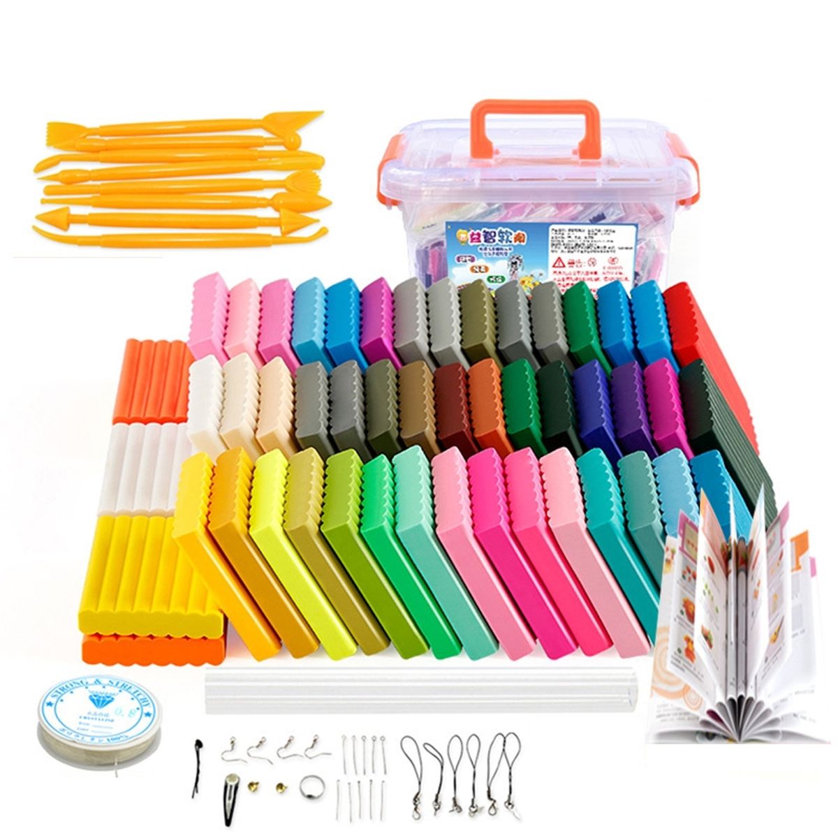 KUANGYE - Arcilla Polimérica 50 Colores