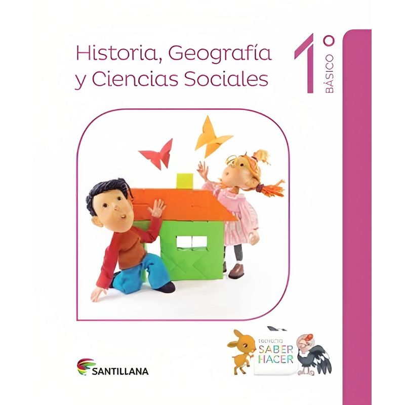 TOP10BOOKS - HISTORIA, GEOGRAFIA Y CIENCIAS SOCIALES 1 SABER HACER. Editorial: Santillana