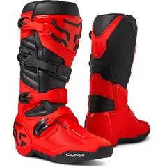 FOX - Botas Moto Comp Rojo