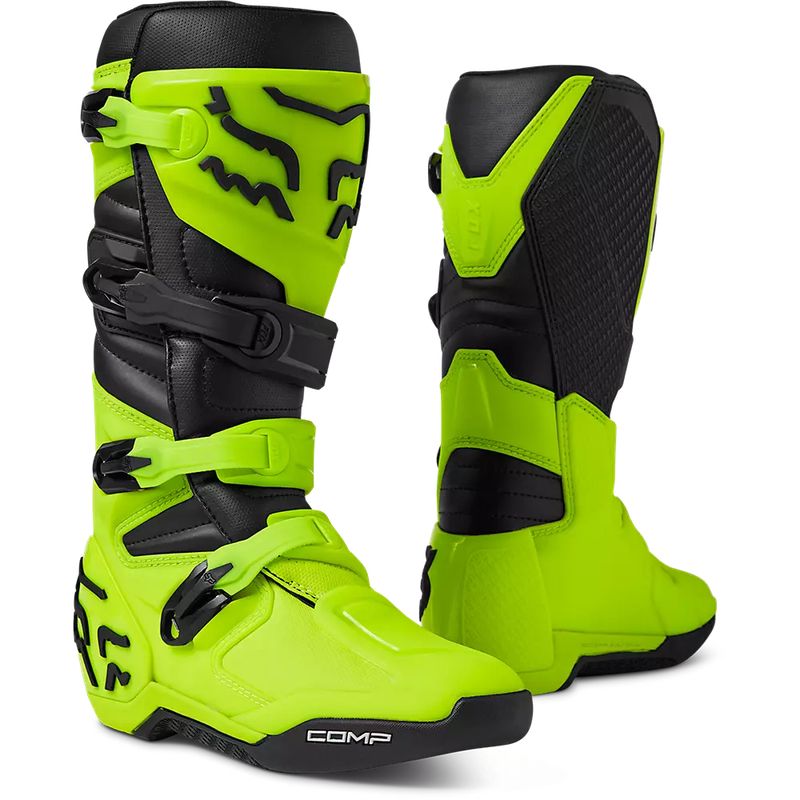FOX - Botas Moto Comp Amarillo Fox FOX