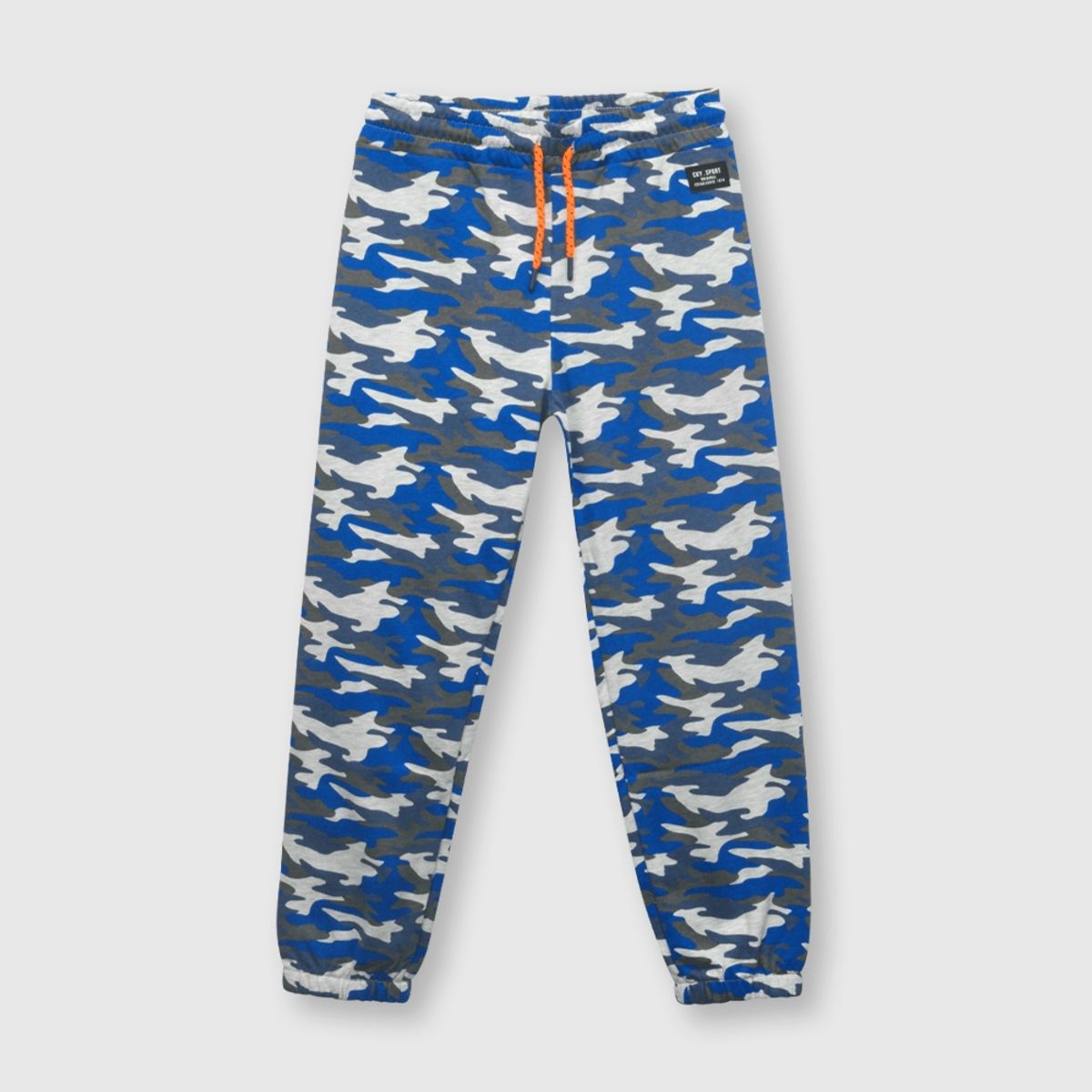 COLLOKY - Pantalón de niño camuflado azul (2 a 12 años)