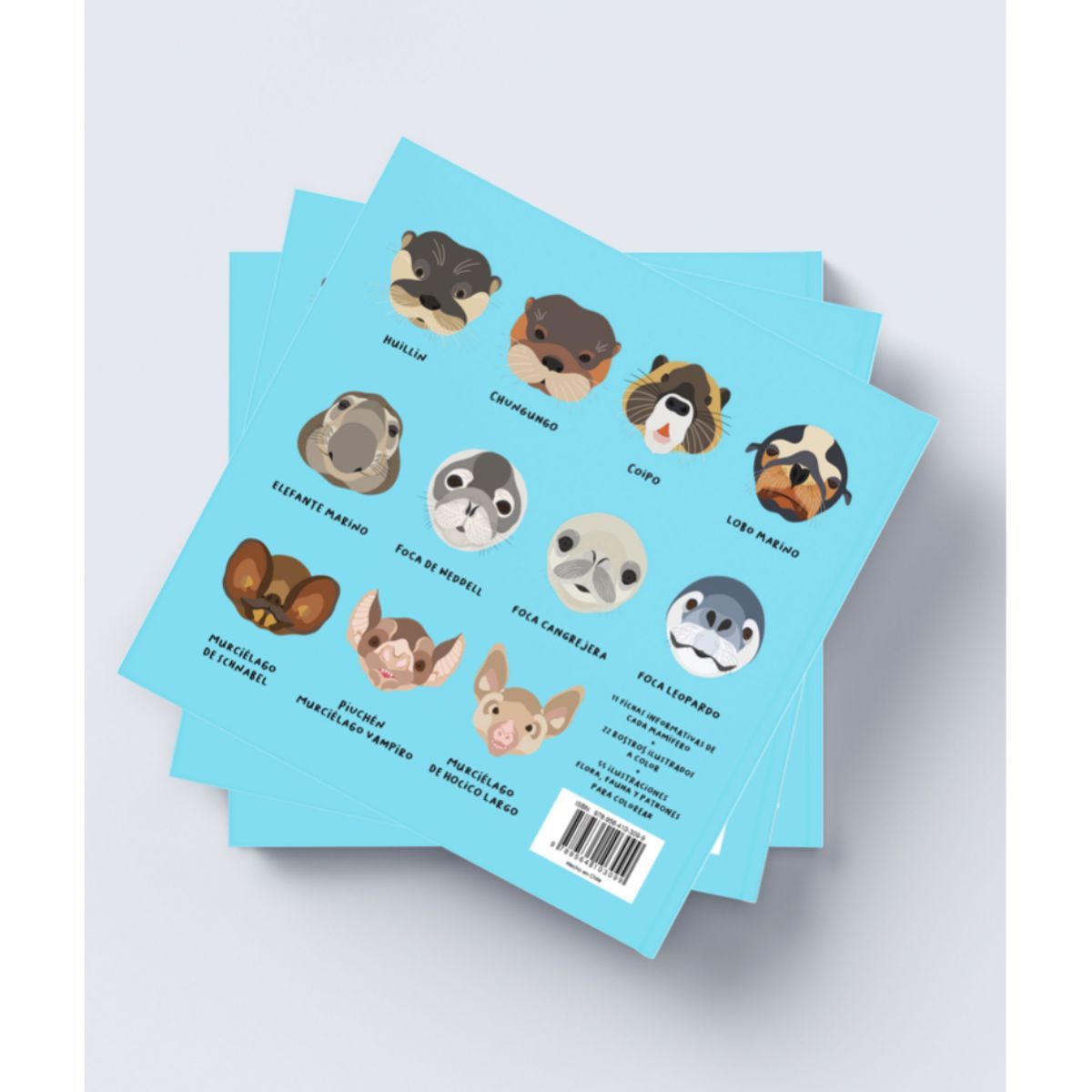 MAIRE - Libro Rostros Nativos de Chile, Mamíferos de Agua y Aire Mai