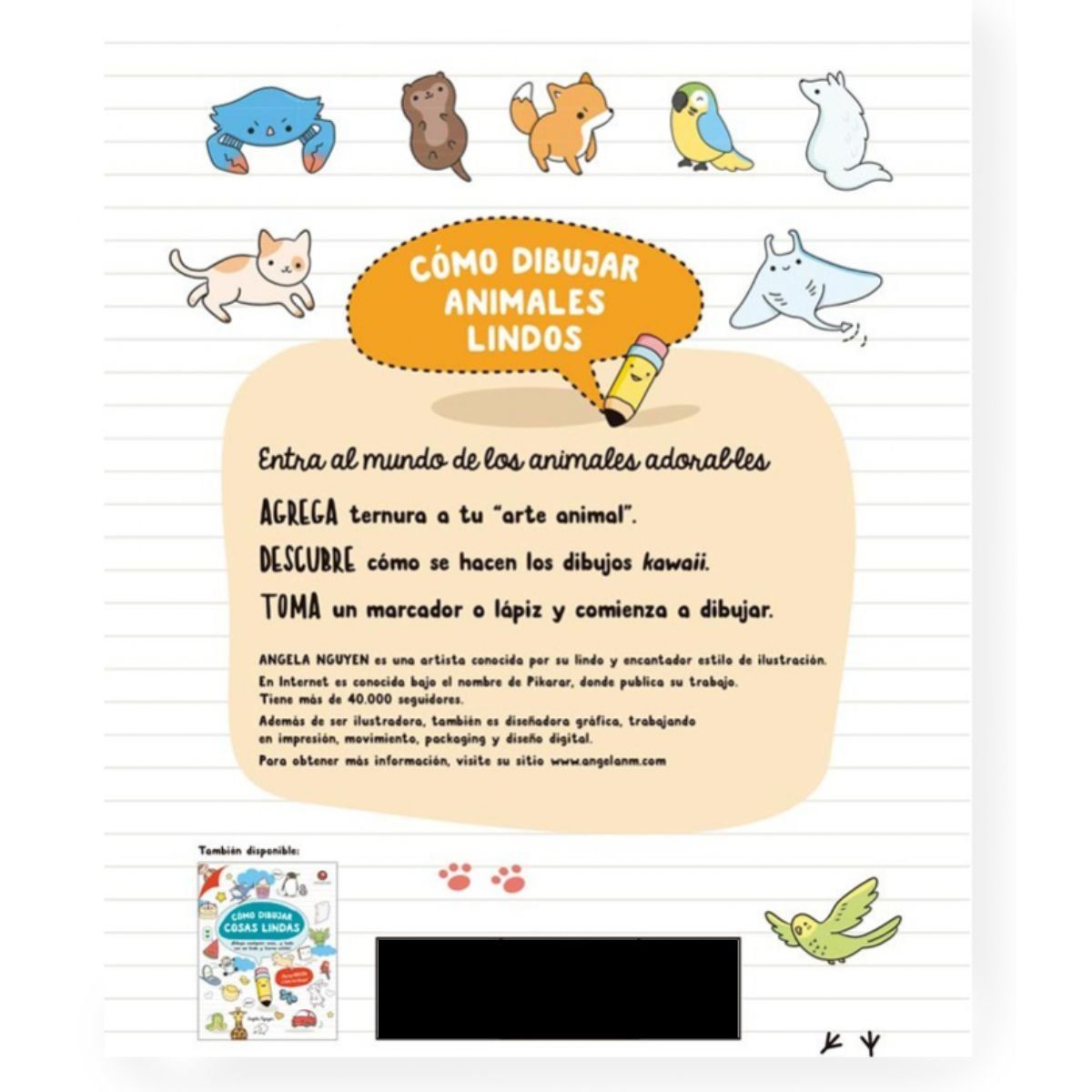 CONTRAPUNTO - Libro Como Dibujar Animales Lindos Angela Nguyen