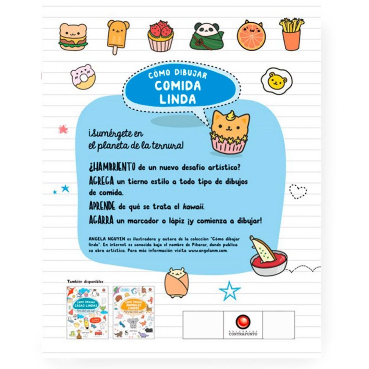 CONTRAPUNTO - Libro Como Dibujar Comida Linda Angela Nguyen