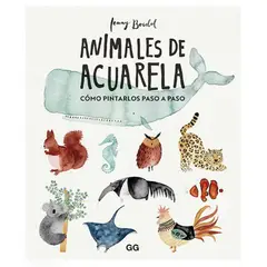GUSTAVO GILI - Libro Animales De Acuarela Jenny Boidol