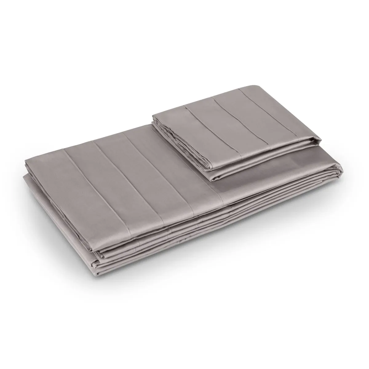 ROSEN - Sábana Rosen 300 Hilos Algodón Lisa Plata Queen