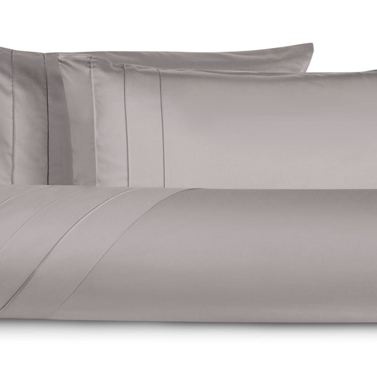 ROSEN - Sábana Rosen 300 Hilos Algodón Lisa Plata Queen