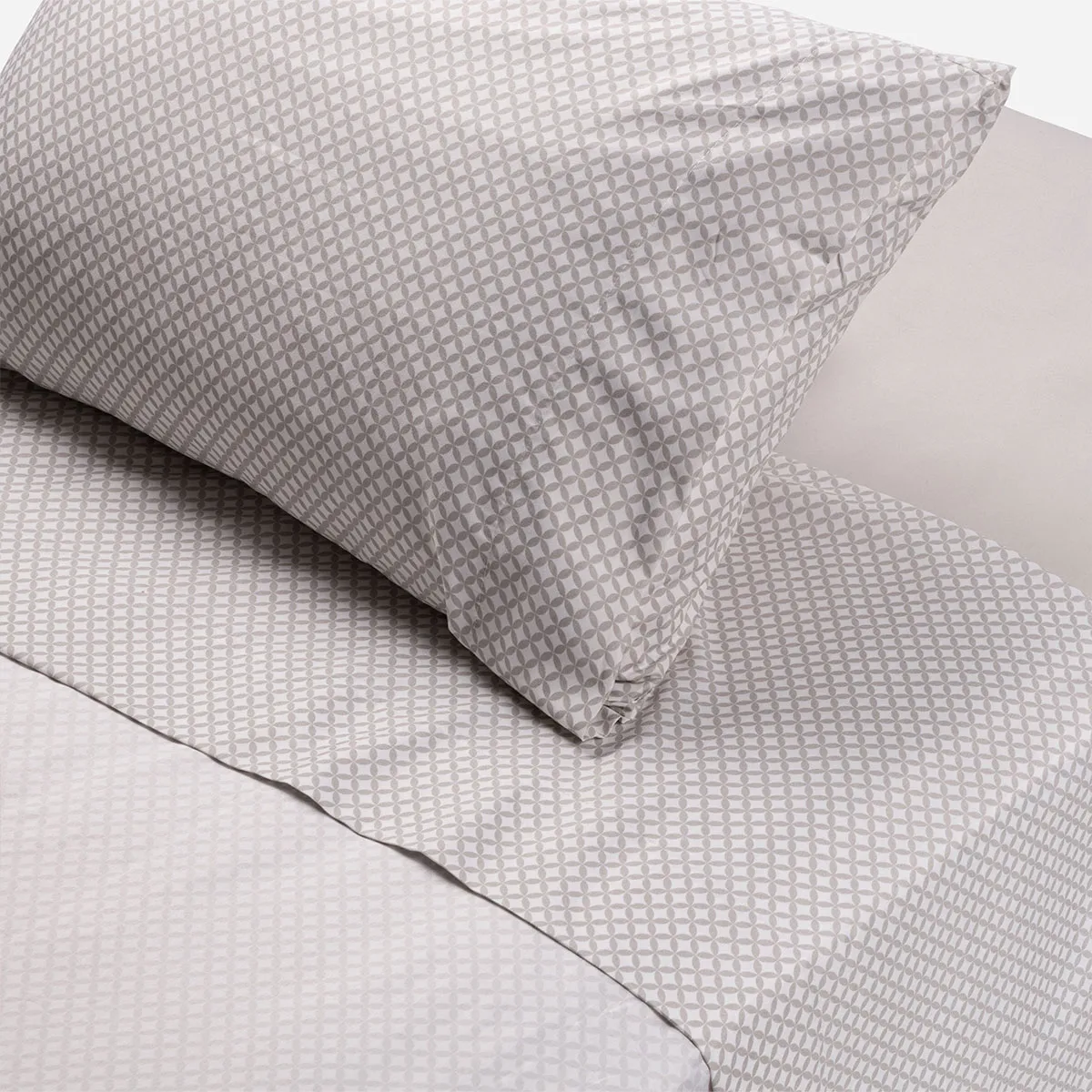 ROSEN - Sábana Rosen Microfibra Estampada Alex Plata 2 Plazas