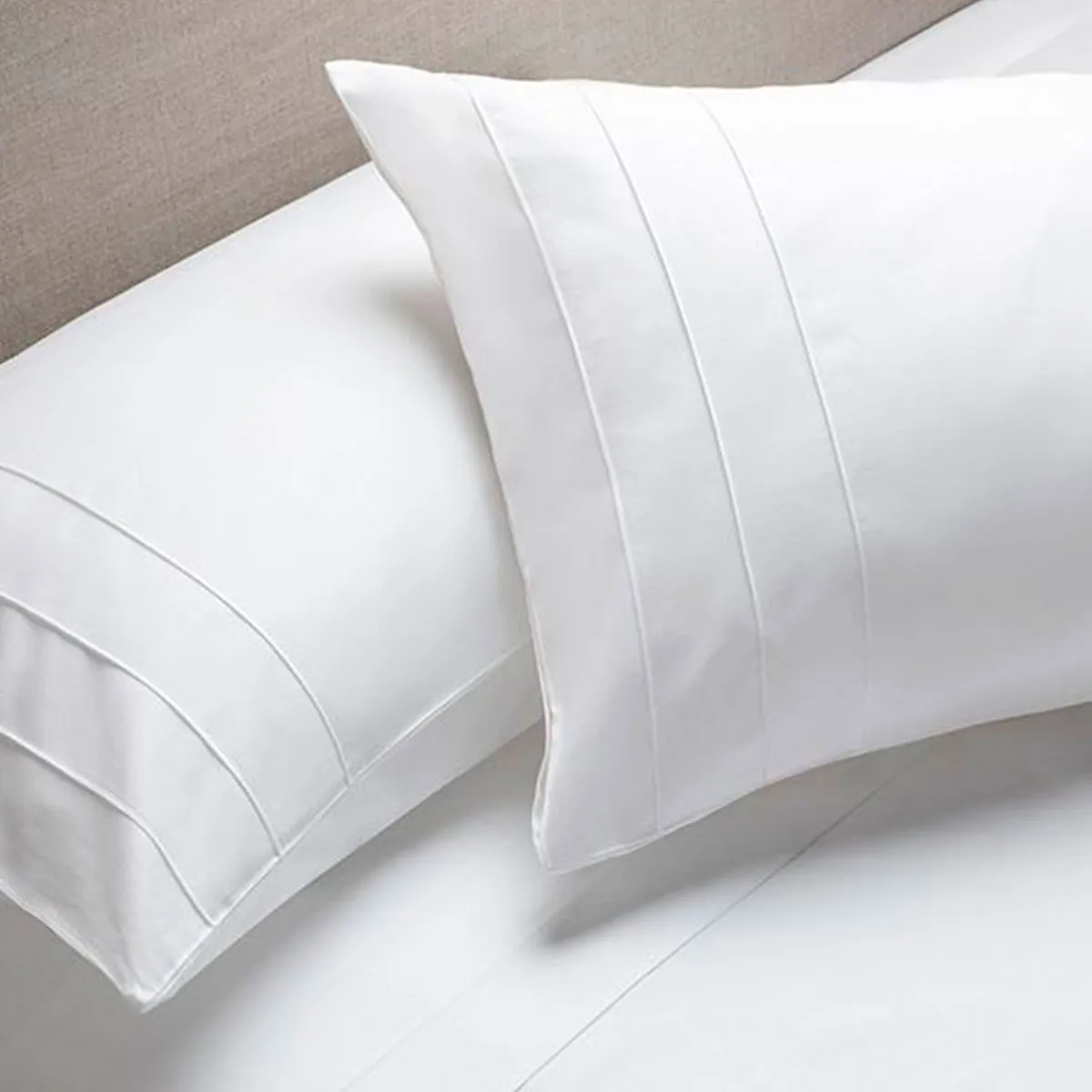 ROSEN - Sábana Rosen 300 Hilos Algodón Lisa Blanca Queen