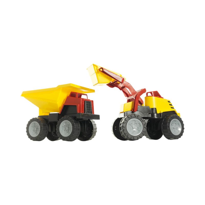 AMERICAN PLASTIC TOYS INC - Set De Camiones Mega Construcción American Plástic