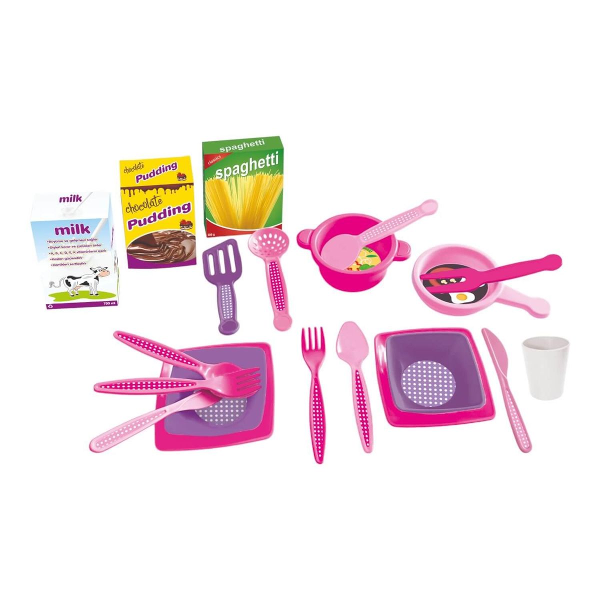 DOLU - Cocina Plastica Unicornio + Accesorios 71x30x100Cms Dolu