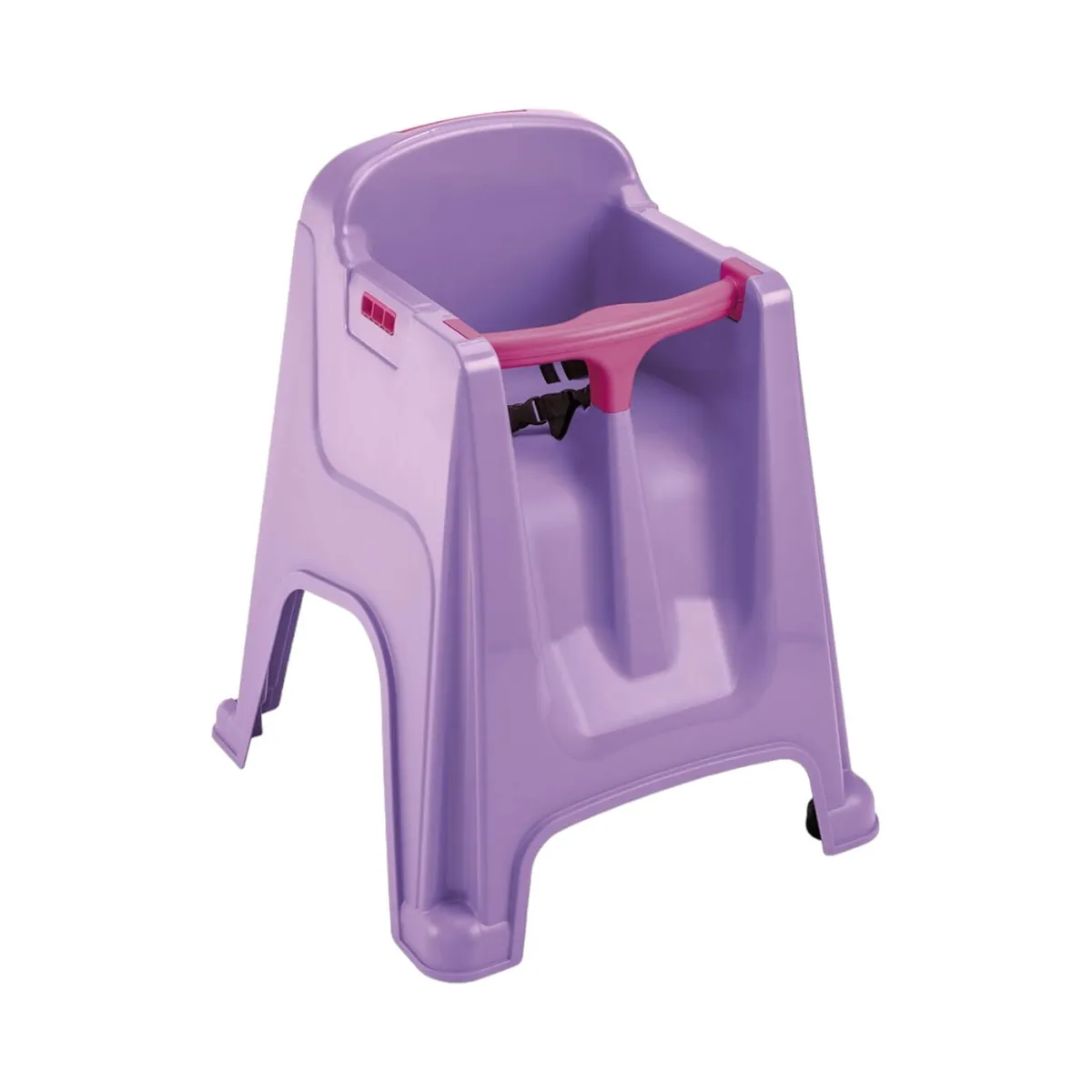 RIMAX - Silla Comedor Para Bebe Morado 60x59x77 cms Rimax