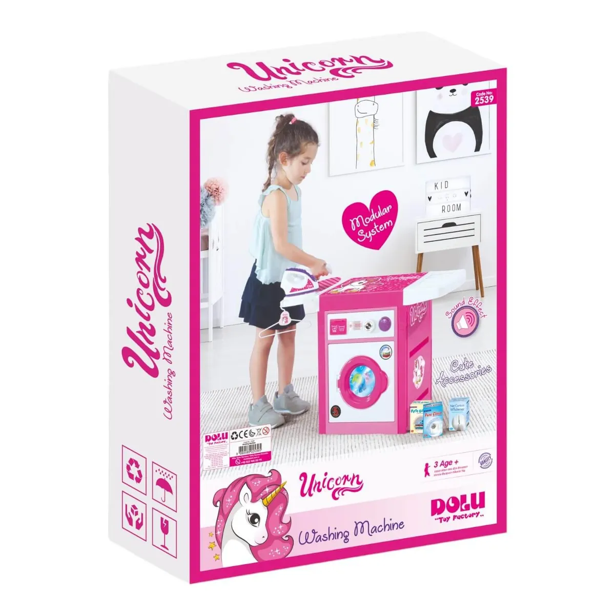 DOLU - Lavadora De Juguete + Accesorios 69X39X58 Cms Dolu