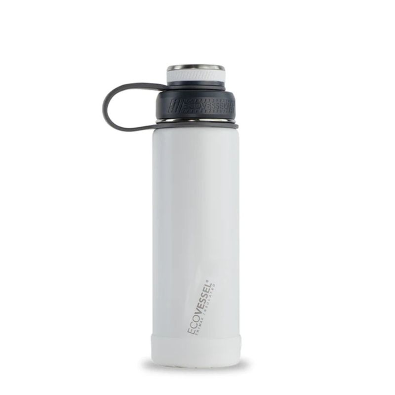 ECOVESSEL - Botella inox Boulder Ecovessel 591 ml Blanco.
