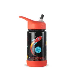 ECOVESSEL - Botella de agua para niños 355 ml The Frost Astronauta.