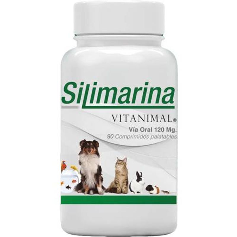 GENERICO - Silimarina Vitanimal 90 Comprimidos Suplemento Perro Y Gato