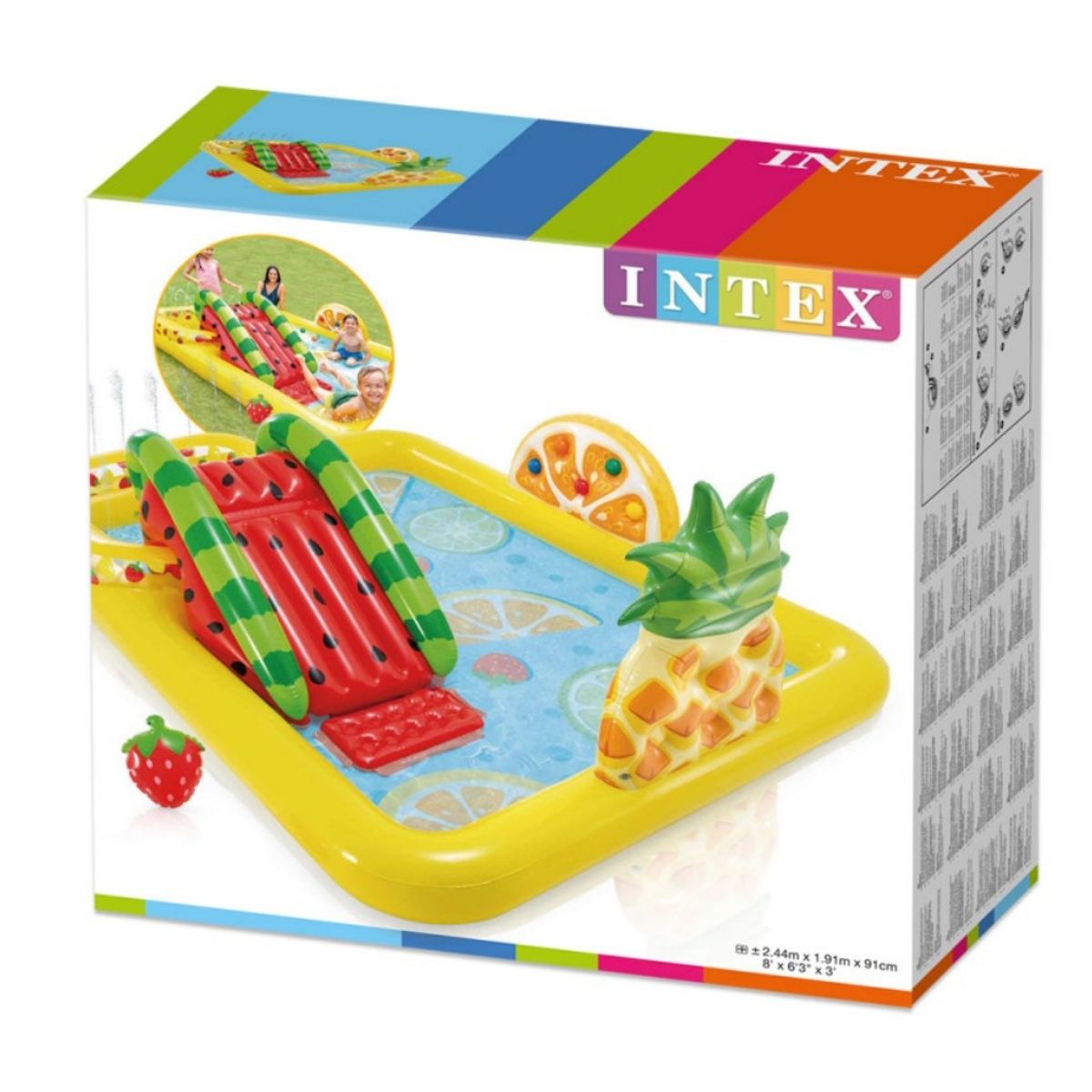 INTEX - Centro de Actividad Inflable Frutas Divertidas Fun 'n Fruity
