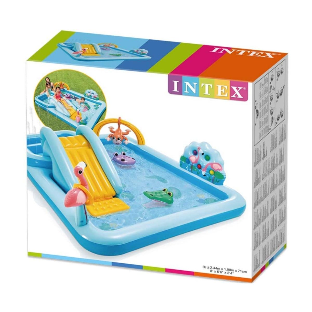 INTEX - Centro de Actividad Inflable Aventura en la Selva Jungle Adventure