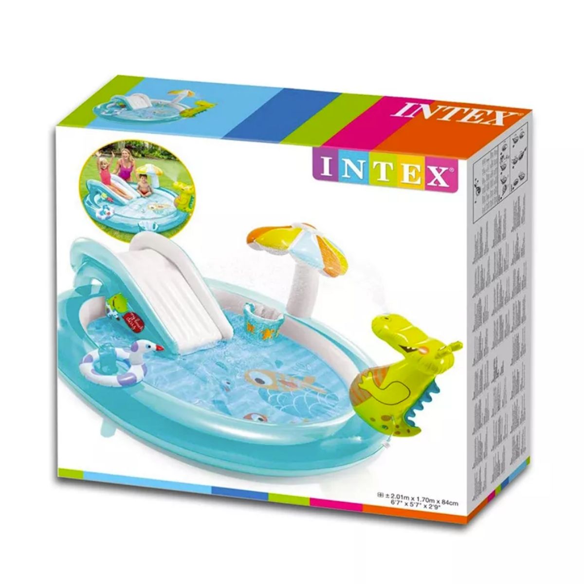 INTEX - Centro de Actividad Inflable Cocodrilo Gator