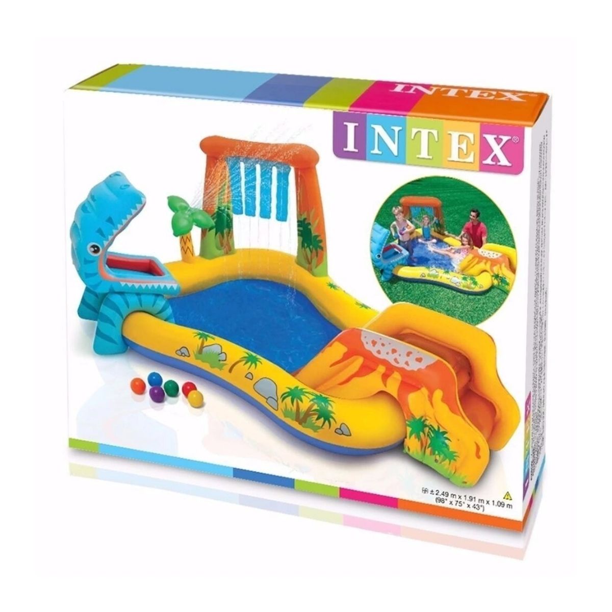 INTEX - Centro de Actividad Inflable Dinosaurio Dinosaur