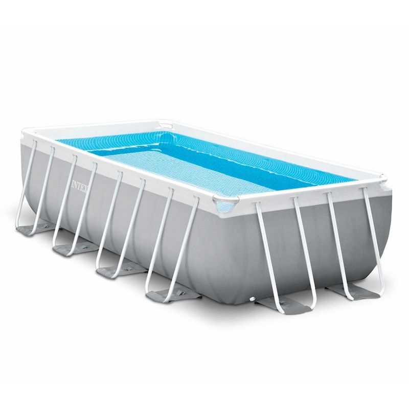 INTEX - Piscina Estructural Prisma Frame Set 400x200x122 Cm  Bomba  Escalera