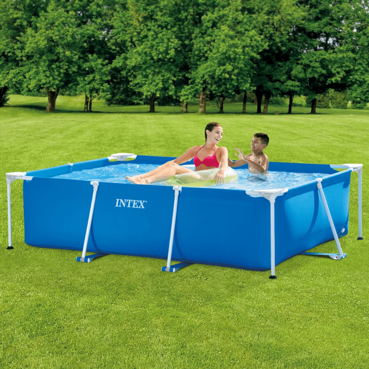 INTEX - Piscina Estructural Small Frame 220x150x60 Cm