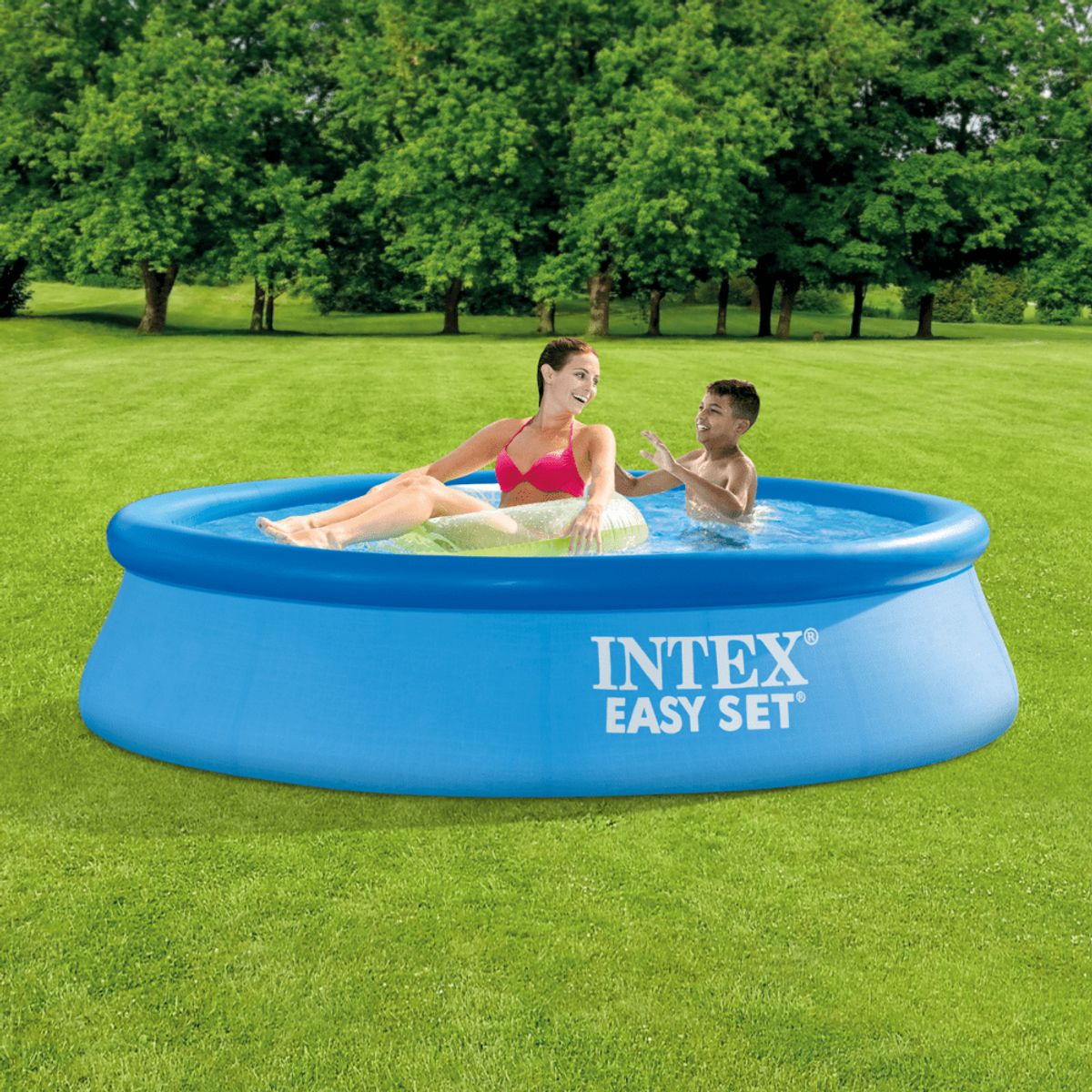 INTEX - Piscina Inflable Easy Set 244x61 Cm