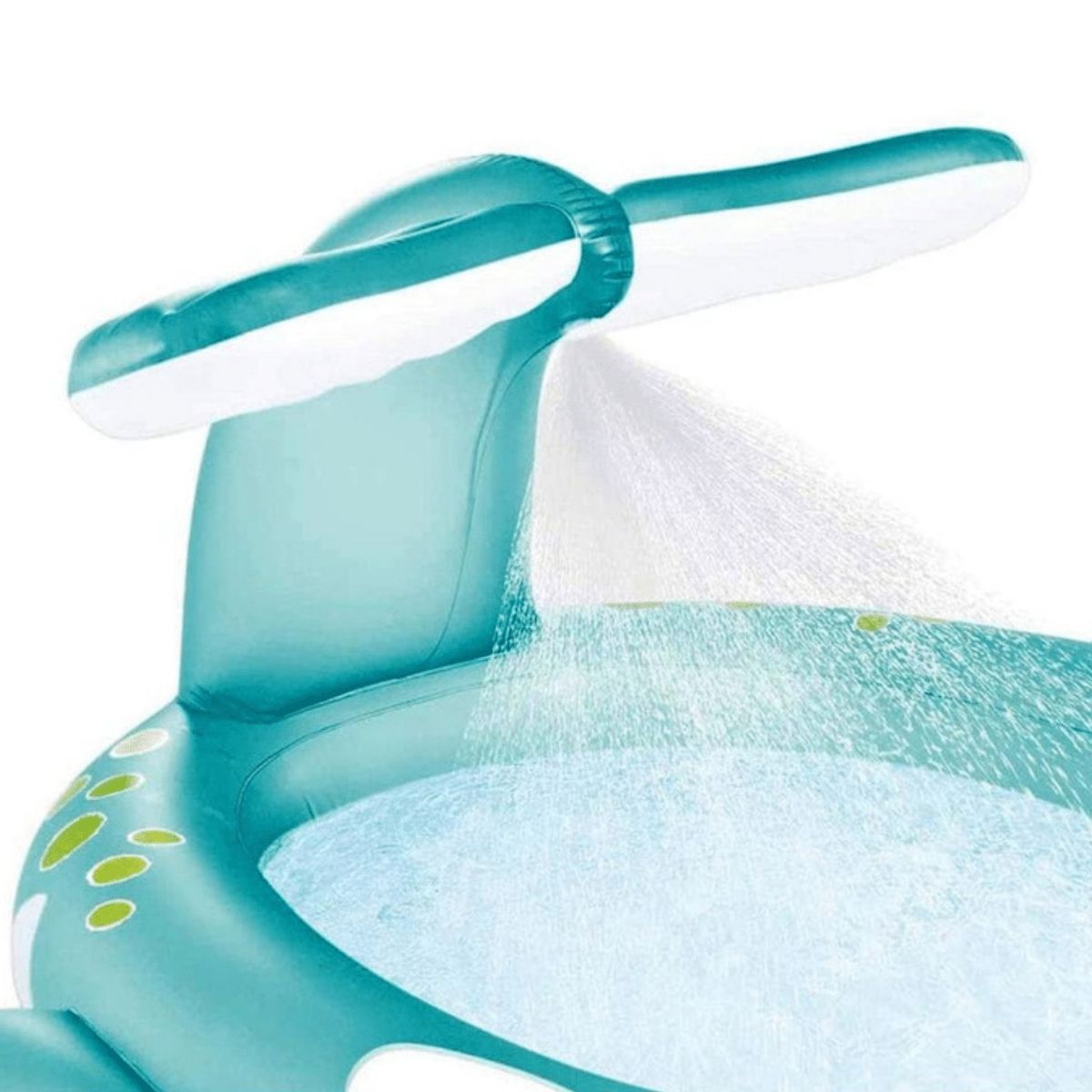 INTEX - Piscina Niño Inflable Ballena con Aspersor de Agua 201x196x91 Cm Whale Spray