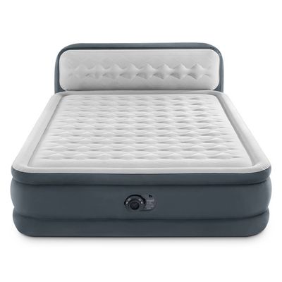 Imagen 2 del producto Colchón Inflable Eléctrico 2 Plazas 152x203x46 Cm Respaldo Ultra Plush Headboard