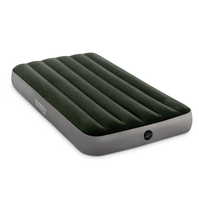 INTEX - Colchón Inflable 1,5 Plazas 99x191x25 Cm Downy con Inflador Pie