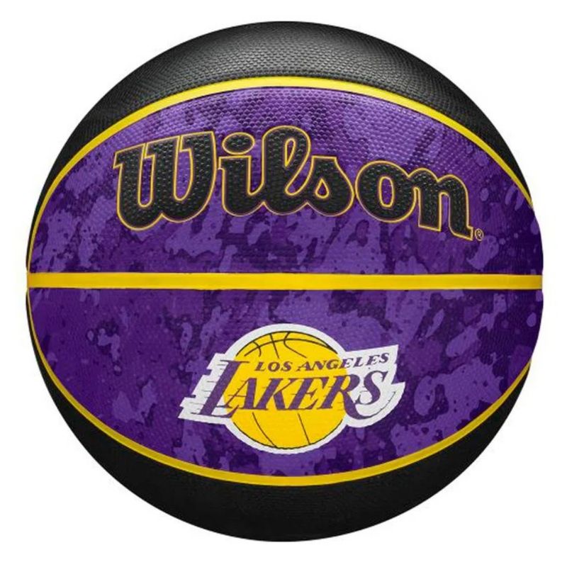 WILSON - Balón Basketball NBA Tidye Los Angeles Lakers Tamaño 7