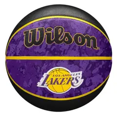 WILSON - Balón Basketball NBA Tidye Los Angeles Lakers Tamaño 7
