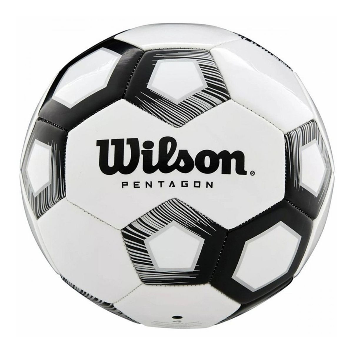 WILSON - Balón Futbol Pentagon Tamaño 5 Negro