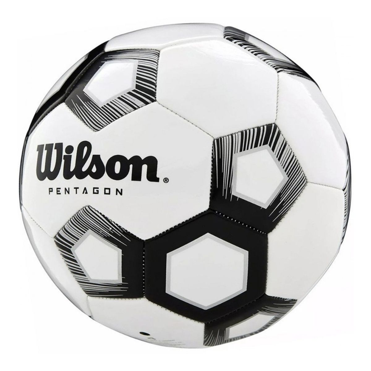 WILSON - Balón Futbol Pentagon Tamaño 5 Negro