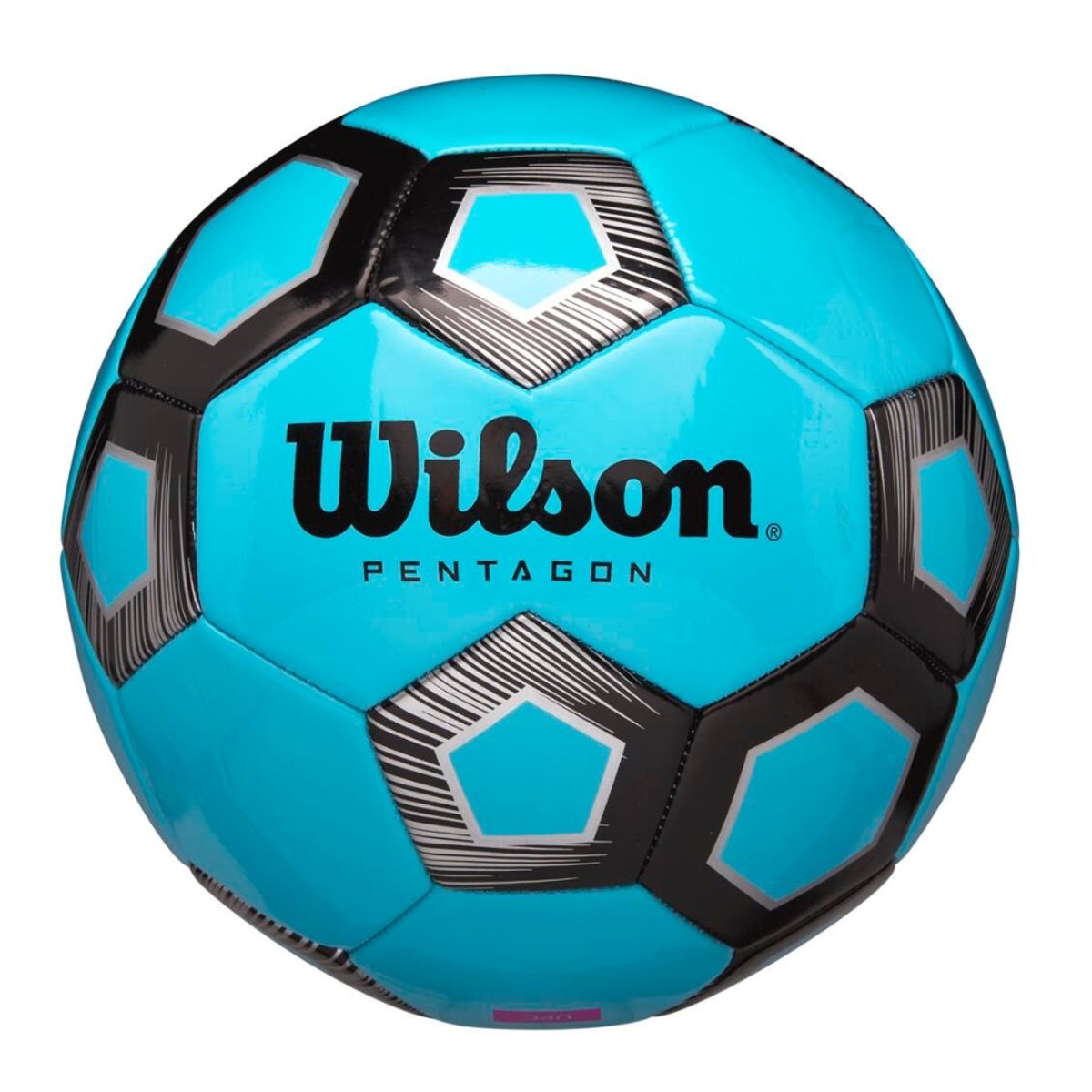 WILSON - Balón Futbol Pentagon Tamaño 5 Azul