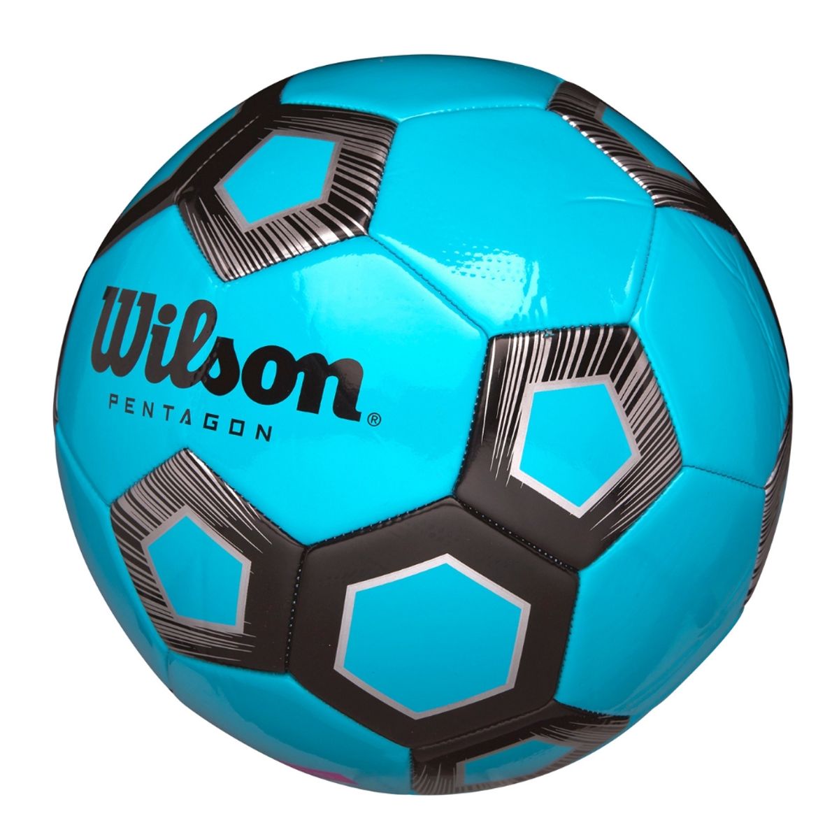 WILSON - Balón Futbol Pentagon Tamaño 5 Azul