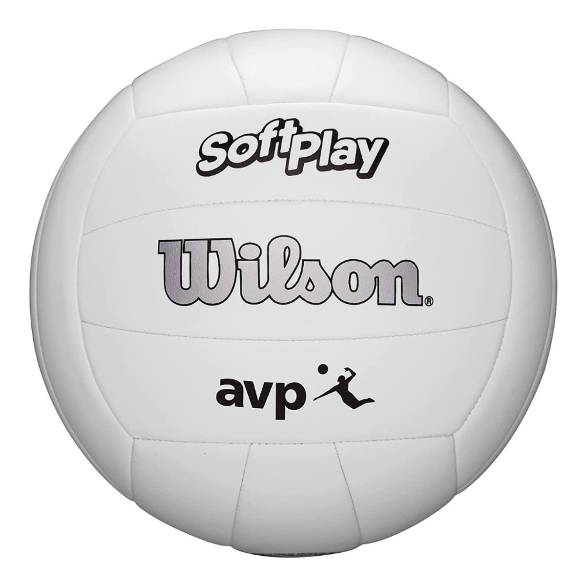 WILSON - Balón Volleyball Soft Play AVP Tamaño 5 Blanco