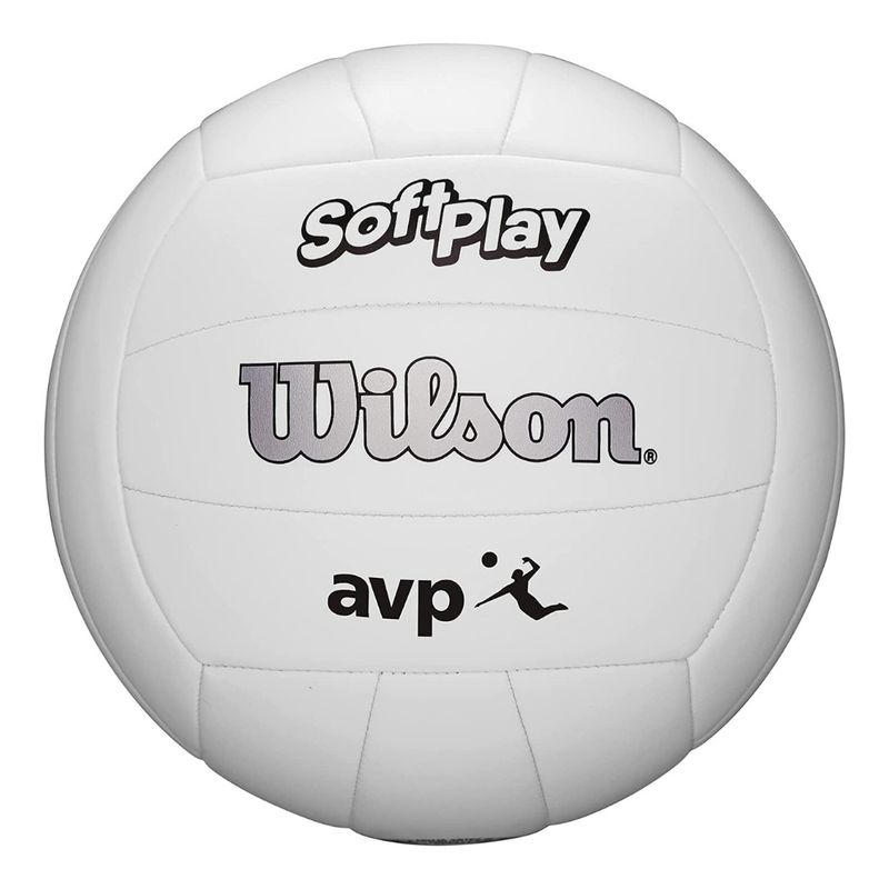 WILSON - Balón Volleyball Soft Play AVP Tamaño 5 Blanco