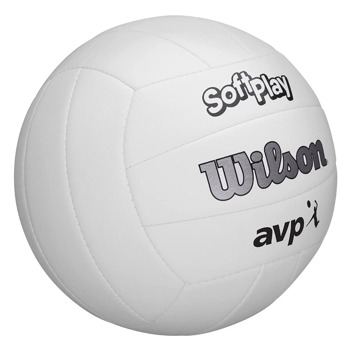 WILSON - Balón Volleyball Soft Play AVP Tamaño 5 Blanco