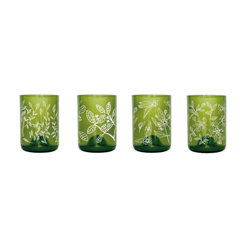 GREEN GLASS - Mini Reforestemos Juego de 4 Vasos