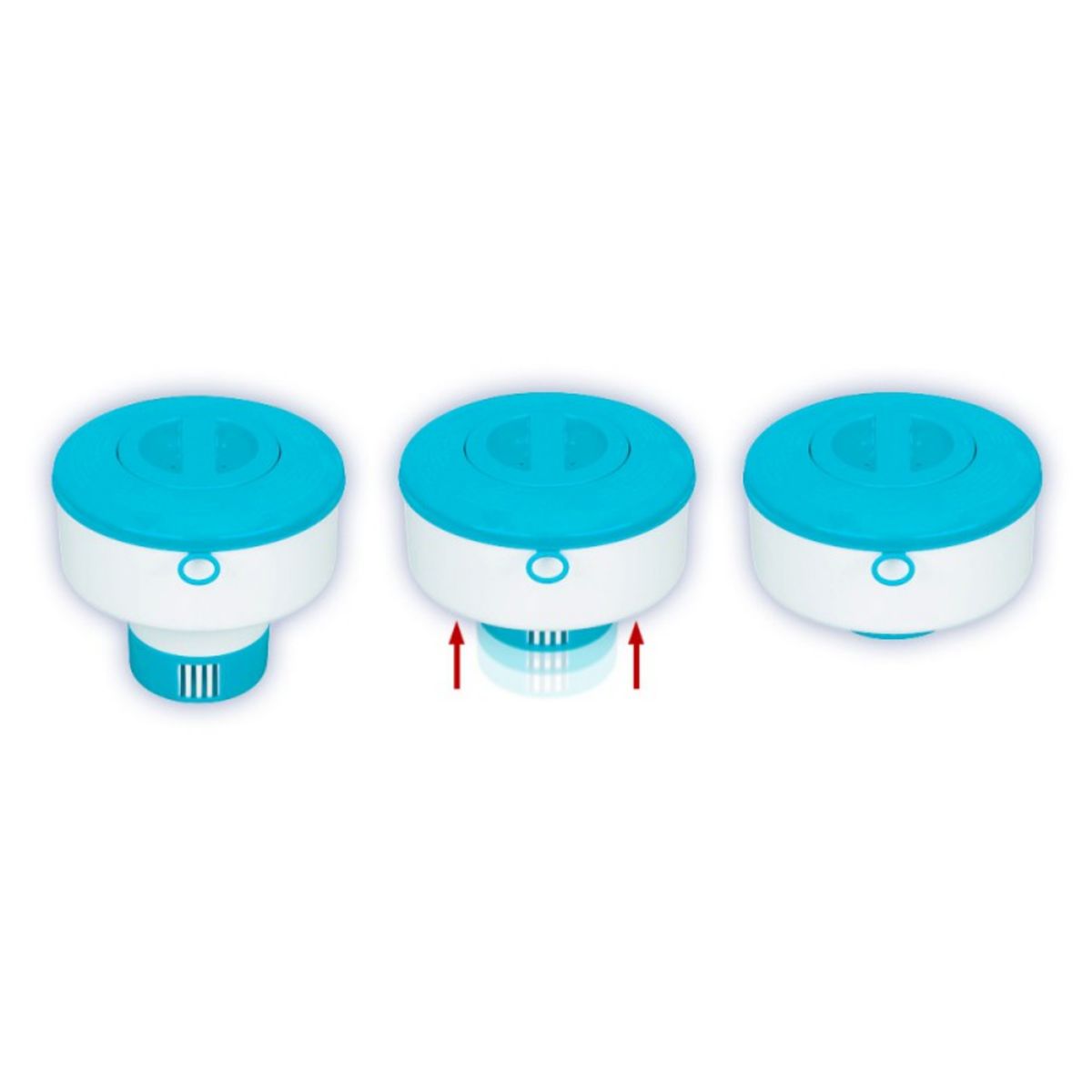 INTEX - Dispensador de Cloro Flotante para Piscinas Chemical Dispenser 17.8 Cm