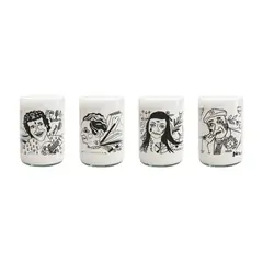 GREEN GLASS - Brindemos por Ellos Juego de 4 Vasos