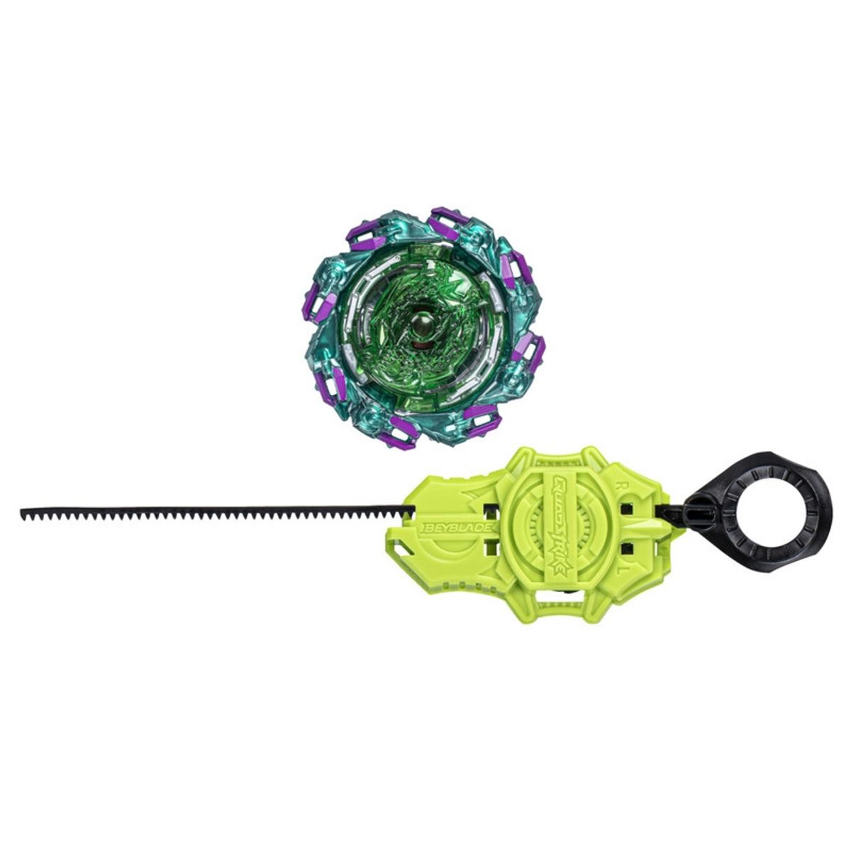 BEYBLADE - Trompo Beyblade Burst QuadStrike Chain Kerbeus K8 Tipo Defensa