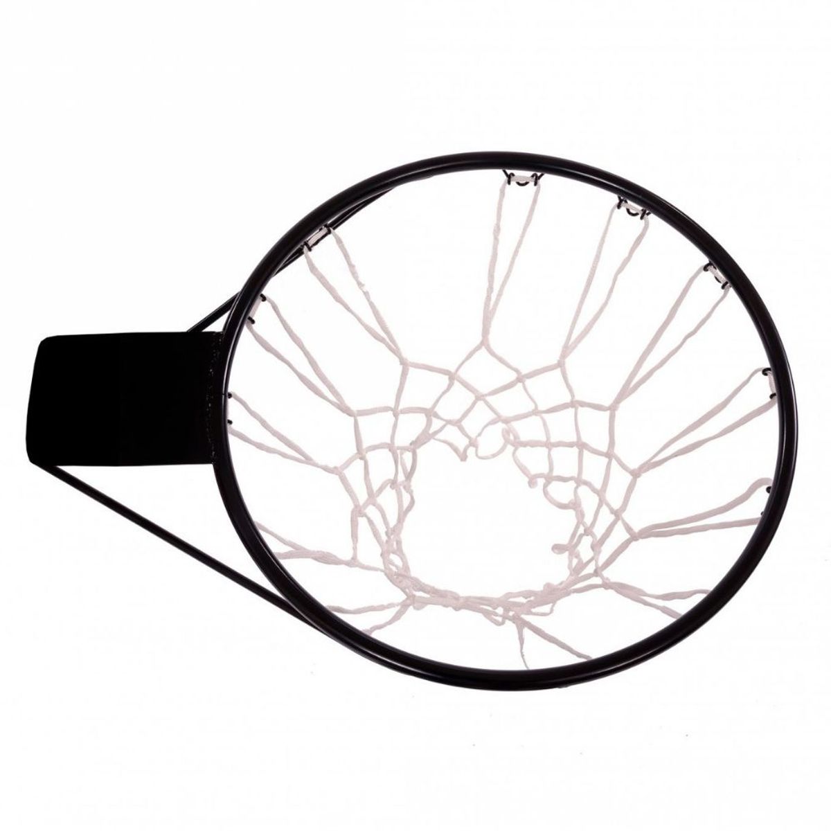 BAMO - Aro de Basketball Tamaño Oficial 45 cm Acero 16 mm Negro