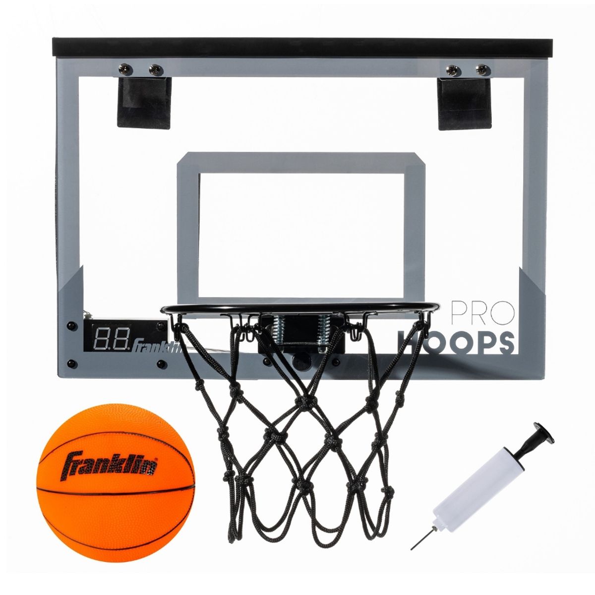 FRANKLIN - Tablero de Basketball de Puerta Luces LED 46 x 30 cm Pro Hoops LED