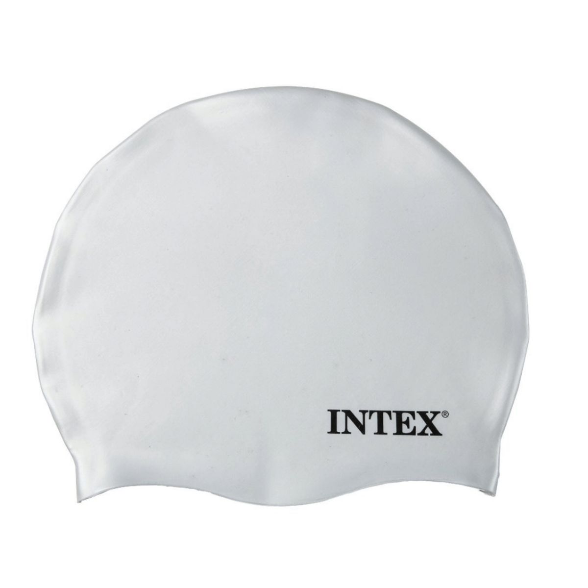 INTEX - Gorro de Natación Silicona Silicone Swim Cap Blanco